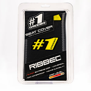 RIBBED Seat Cover - Black/Yellow