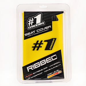 RIBBED Seat Cover - Yellow/Black