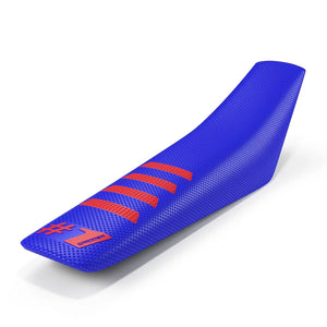 RIBBED Seat Cover - Blue/Red
