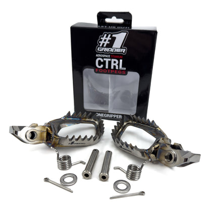 Ti-CTRL Footpegs - Mud-Free - Honda